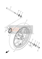 BS7F516810P3, Cast Wheel, Front, Yamaha, 0