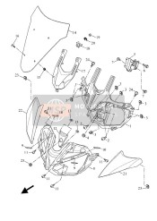 BC6F835100P6, Corps,  De Carenage, Yamaha, 0