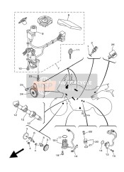 B5CW82501100, Main Sw. Immobilizer Kit, Yamaha, 0