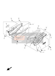 3P6Y217140P2, Cover, Side 1, Yamaha, 0