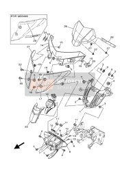 B672313200P5, Cover, Outer 2, Yamaha, 0