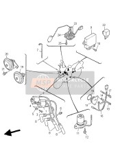 4KG833712000, Sirena, Yamaha, 3