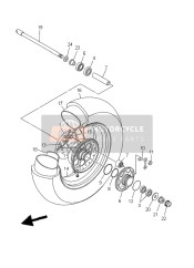 Roue arrière