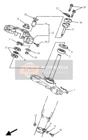 5BPF34161000, Deckel, Kugellaufring 2, Yamaha, 2