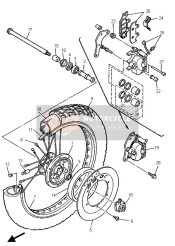 Roue avant