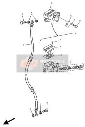 Front Master Cylinder (Up Handle)