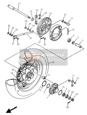 Roue arrière