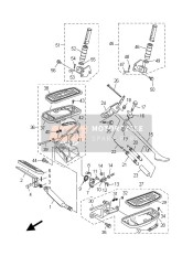 4NK274611000, REPOSE-PIEDS, Yamaha, 4