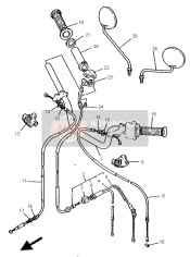 36LF62600000, GAS- Und Pumpenseil Kompl., Yamaha, 0