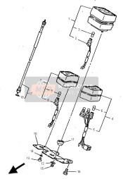 36LH35500000, Cable De Competeur, Yamaha, 0