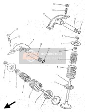 3Y1121130100, Ressort De Soupape,, Yamaha, 1