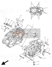 3Y6111660000, Pipe, Breather 1, Yamaha, 0