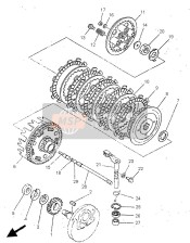 3Y1163710000, Moyeu D'Embrayage, Yamaha, 0