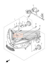 5SL843590100, Cordon,  Phare, Yamaha, 0