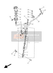 9040110X0400, Boulon,  Raccord, Yamaha, 1