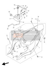 901110500700, Bearing Bolt, Yamaha, 2