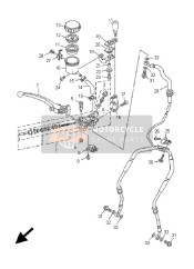 5YU2622F0000, SILENT-BLOC 1, Yamaha, 0