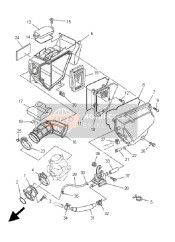 5XT144530100, Joint, Air Cleaner 1, Yamaha, 0