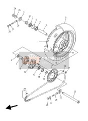 Roue arrière