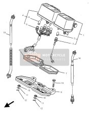 3BN835601000, Cable Du COMPTE-TOUR, Yamaha, 2