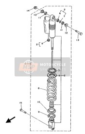 3SP222130000, Siege,  Superieur De, Yamaha, 1