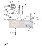 4X4829200200, Support De Levier 2, Yamaha, 0