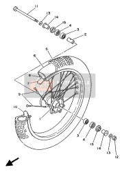 90387126F800, Collar, Yamaha, 0