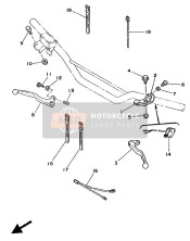 23X839760000, Commutateur 1,  Sur G, Yamaha, 3