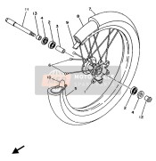 Roue avant