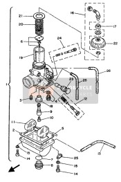 55X141960000, • . Pipe, Yamaha, 2