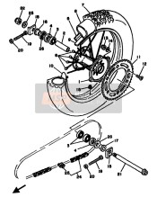 Roue arrière