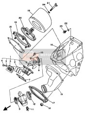 904505100100, Slang Klem Assy, Yamaha, 1