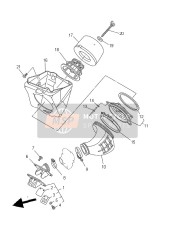 5PA144530100, Joint, Air Cleaner 1, Yamaha, 0