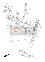 32D833280000, Support,  Clignotant, Yamaha, 0