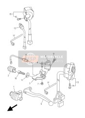 33G829130100, Holder, Lever Lower 1, Yamaha, 4