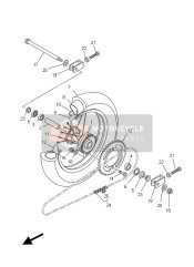 901520800100, Screw, Countersunk, Yamaha, 0