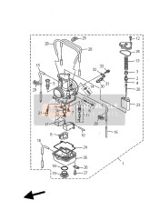 4KM141422200, Gicleur,  Ralenti, Yamaha, 0