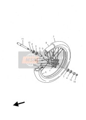 5NY251860000, Collier D'Axle De Ro, Yamaha, 0