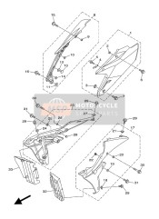 B91217R04000, Side Cover Insert As, Yamaha, 0