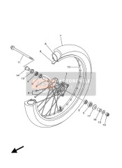 Front Wheel 2 (For 5HPW, 5HPX)