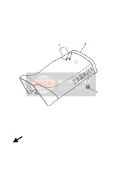 3RV247704100, SEMI-DOUBLE Seat Assy, Yamaha, 0