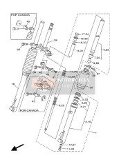 Front Fork (For 1B2H, 1B2J)