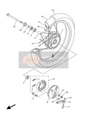 Ruota anteriore (Per 1B2H, 1B2J)