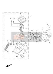 1D4F17120000, Schraube, Seitendeckel, Yamaha, 3