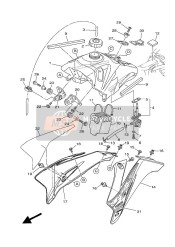 B51242453000, Graphic, Benzinetank 2, Yamaha, 0