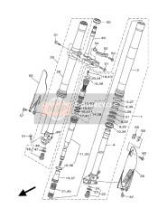 1SS233401000, Beugel Onder Comp., Yamaha, 0