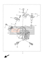 B7R137500000, Corpo Iniettori Completo, Yamaha, 0