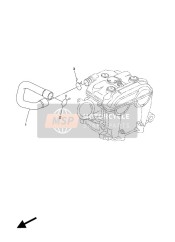 B3J111660000, Durite,  De Reniflard, Yamaha, 0