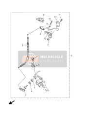 90508162B200, Ressort,  Torsion, Yamaha, 2