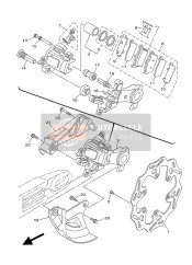 Bremssattel hinten